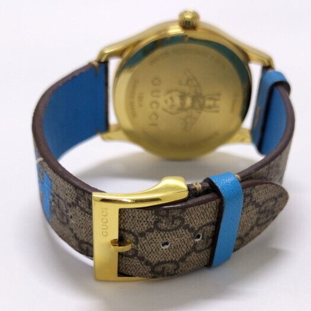 Gucci NEW "Limited Edition" G-Timeless Walt Disney Donald Duck Unisex 38mm Watch - Picture 4 of 8
